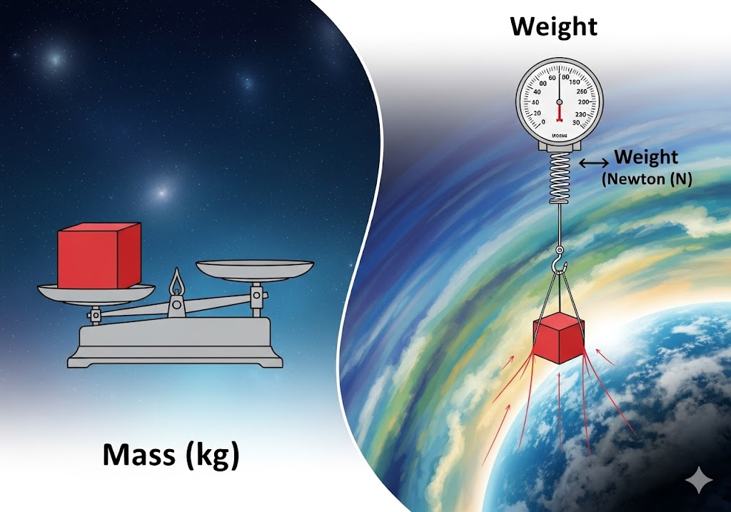 Kütle Nedir? Ağırlık Nedir? İkisi Arasındaki Farklar